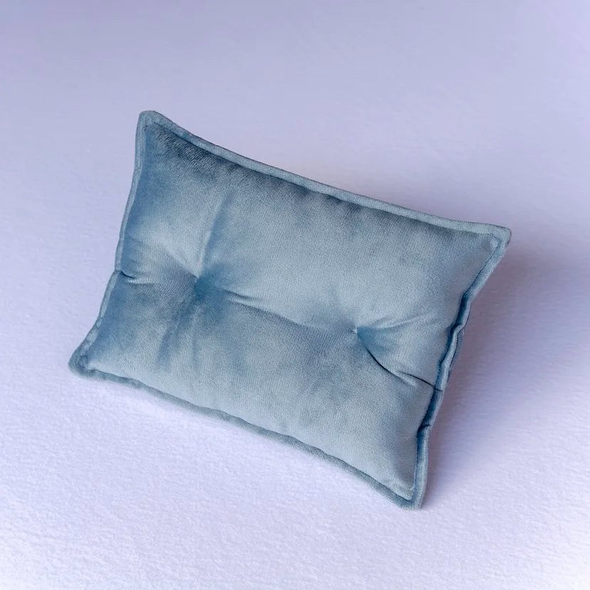 Velvet Newborn Photography Posing Cushion - Mini Baby Pillow Prop