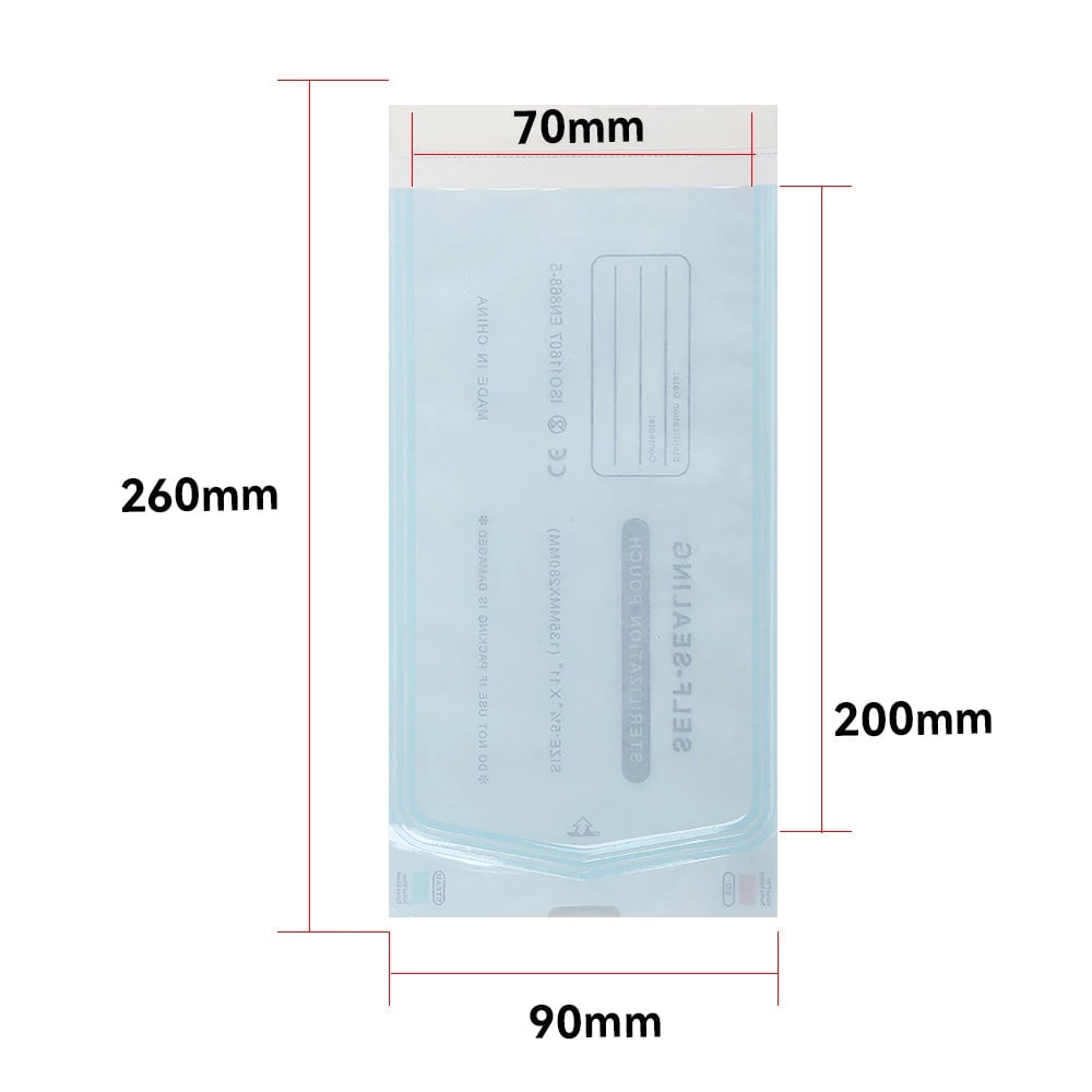 Self-Sealing Sterilization Pouches 10/20PCS 5 Sizes Tattoo Supply