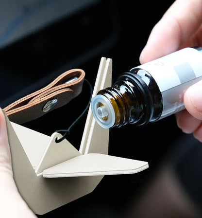 Lucky Paper Crane Car Perfume Diffuser - Absorbent Paper No Scent