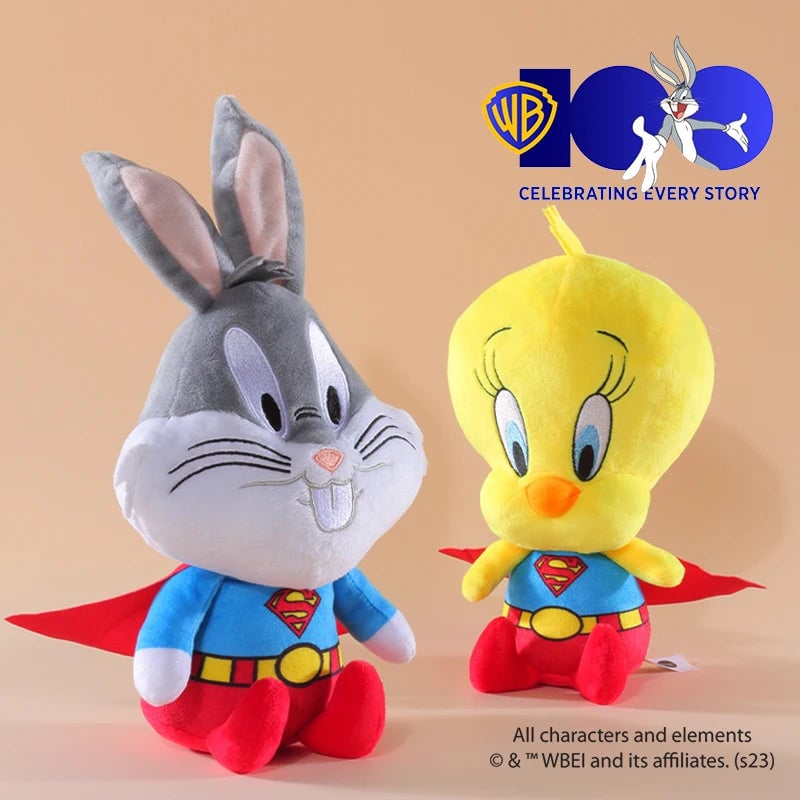 20cm Warner Bros Looney Tunes Plush Toys Superman Tweety Bugs Bunny
