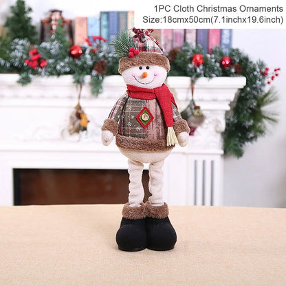 Christmas Santa Doll Table Decoration - Premium Holiday Ornament 2024