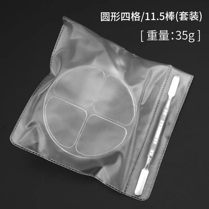 Clear Acrylic Handheld Mixing Palette - Makeup & Nail Art Tool