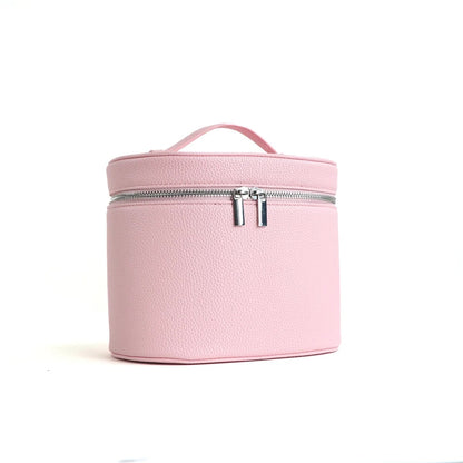Large PU Leather Cosmetic Box - Customizable Travel Makeup Organizer