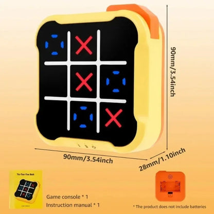 Electronic Tic Tac Toe Chess Game Board Portable Kids Adults