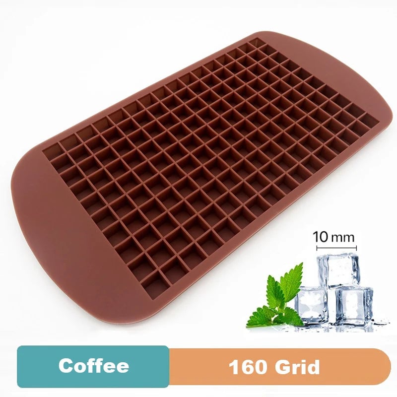 Giant Ice Cube Tray Silicone Mold - 4 6 8 15 160 Grid Food Grade
