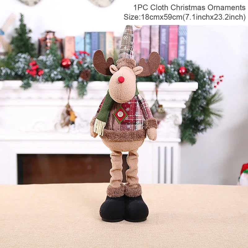 Christmas Santa Doll Table Decoration - Premium Holiday Ornament 2024