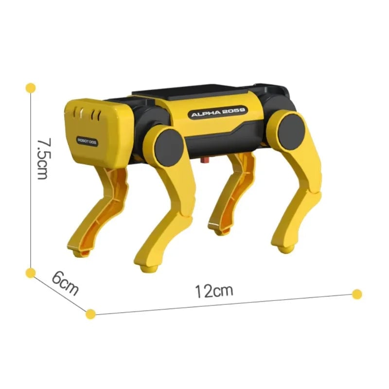Solar Powered Robot Dog DIY STEM Kit Educational Building Toy