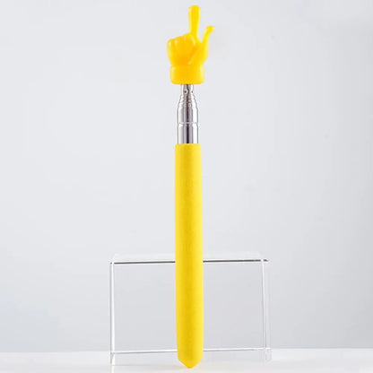 Retractable Finger Pointer Stick – Stainless Steel Telescopic Teaching Pointer