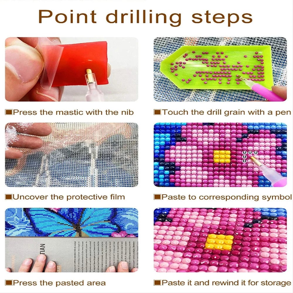 5D Diamond Painting Kit Van Gogh Starry Night Full Round Drill DIY
