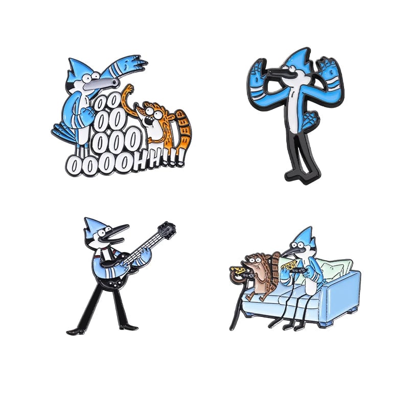 Custom Cartoon Anime Enamel Pins - Cute Character Lapel Badge Set