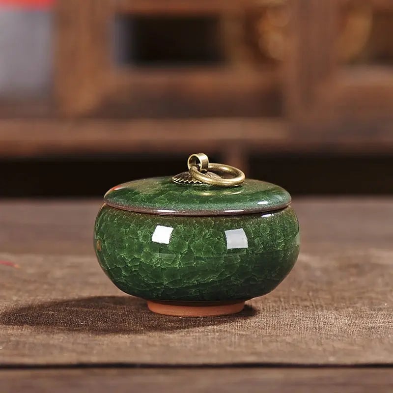 Portable Airtight Kitchen Storage Jar - Tea Coffee Sugar Container