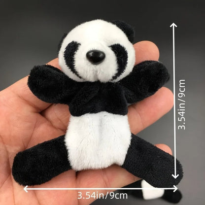 Soft Plush Panda Magnet - Oval Fabric Whiteboard Fridge Organizer