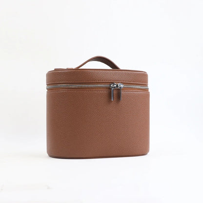 Large PU Leather Cosmetic Box - Customizable Travel Makeup Organizer