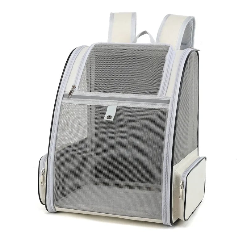 Breathable Pet Carrier Backpack 6kg Capacity - Cats Small Dogs Travel