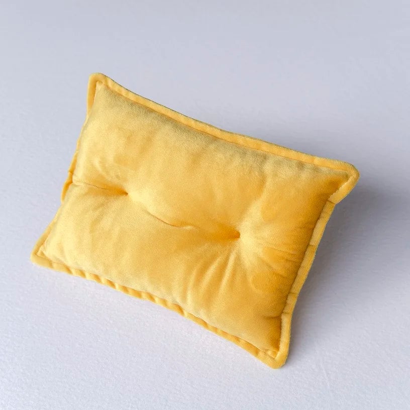 Velvet Newborn Photography Posing Cushion - Mini Baby Pillow Prop