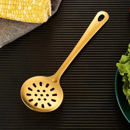 Korean Stainless Steel Kitchen Utensil Set - Spatula, Soup Spoon