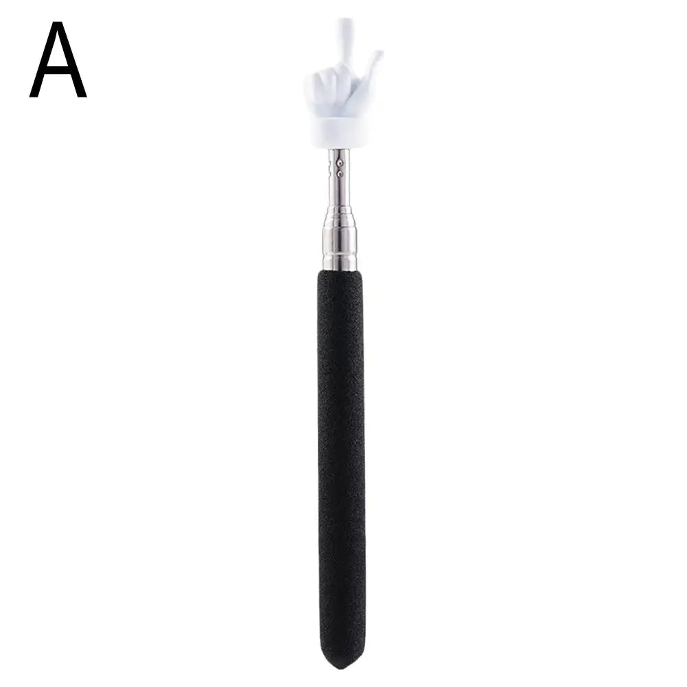 Retractable Finger Pointer Stick – Stainless Steel Telescopic Teaching Pointer
