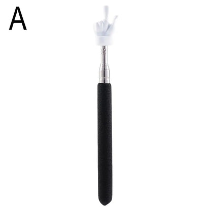 Retractable Finger Pointer Stick – Stainless Steel Telescopic Teaching Pointer