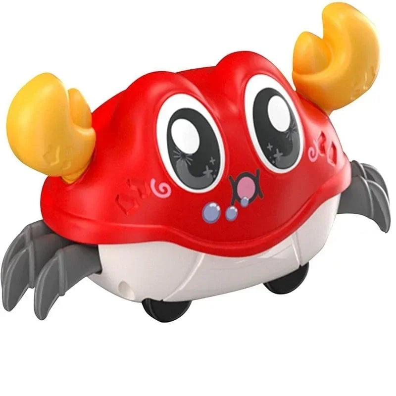 Double Force Walking Crab Sensory Toy Interactive Crawling Baby