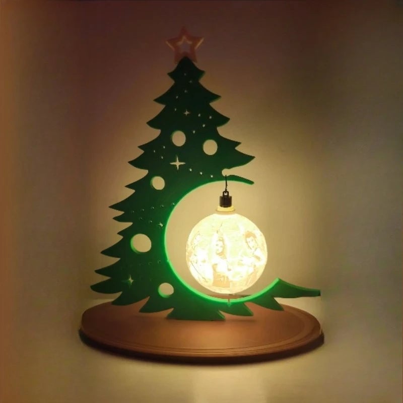 DIY Hollow Ball Christmas Tree Decoration Tabletop Xmas Ornament