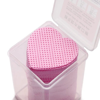 200pcs Cotton Eyelash Glue Remover Wipes - Lash Extension Cleaner