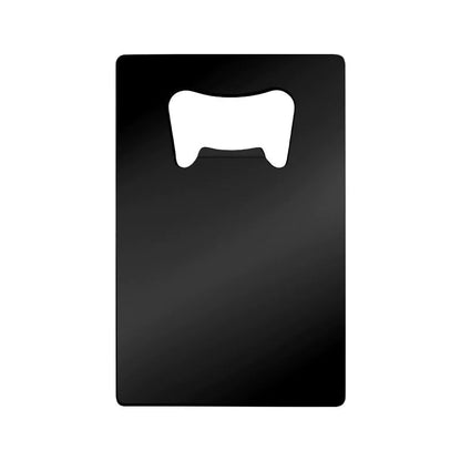 Stainless Steel Credit Card Bottle Opener - Spades Design