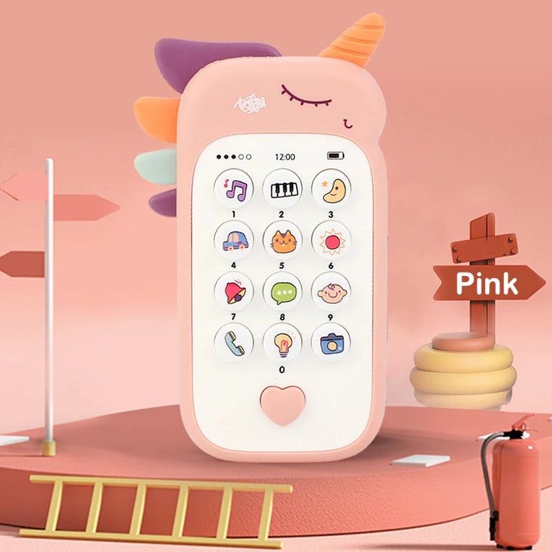 Musical Baby Phone Teether Toy - Educational Sound Telephone Infant