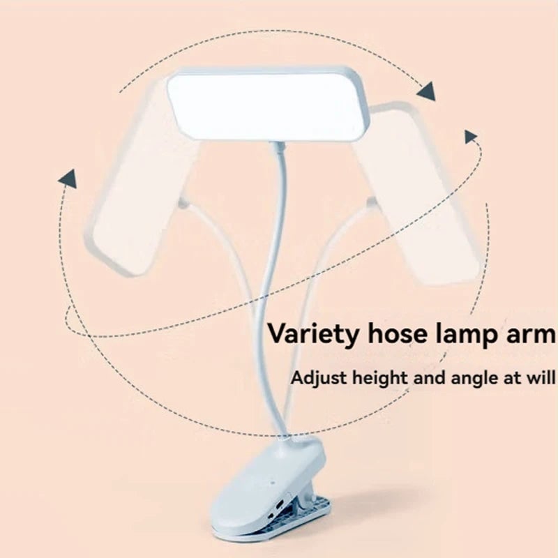 USB Rechargeable LED Desk Lamp 360° Flexible Eye Care Dimmable