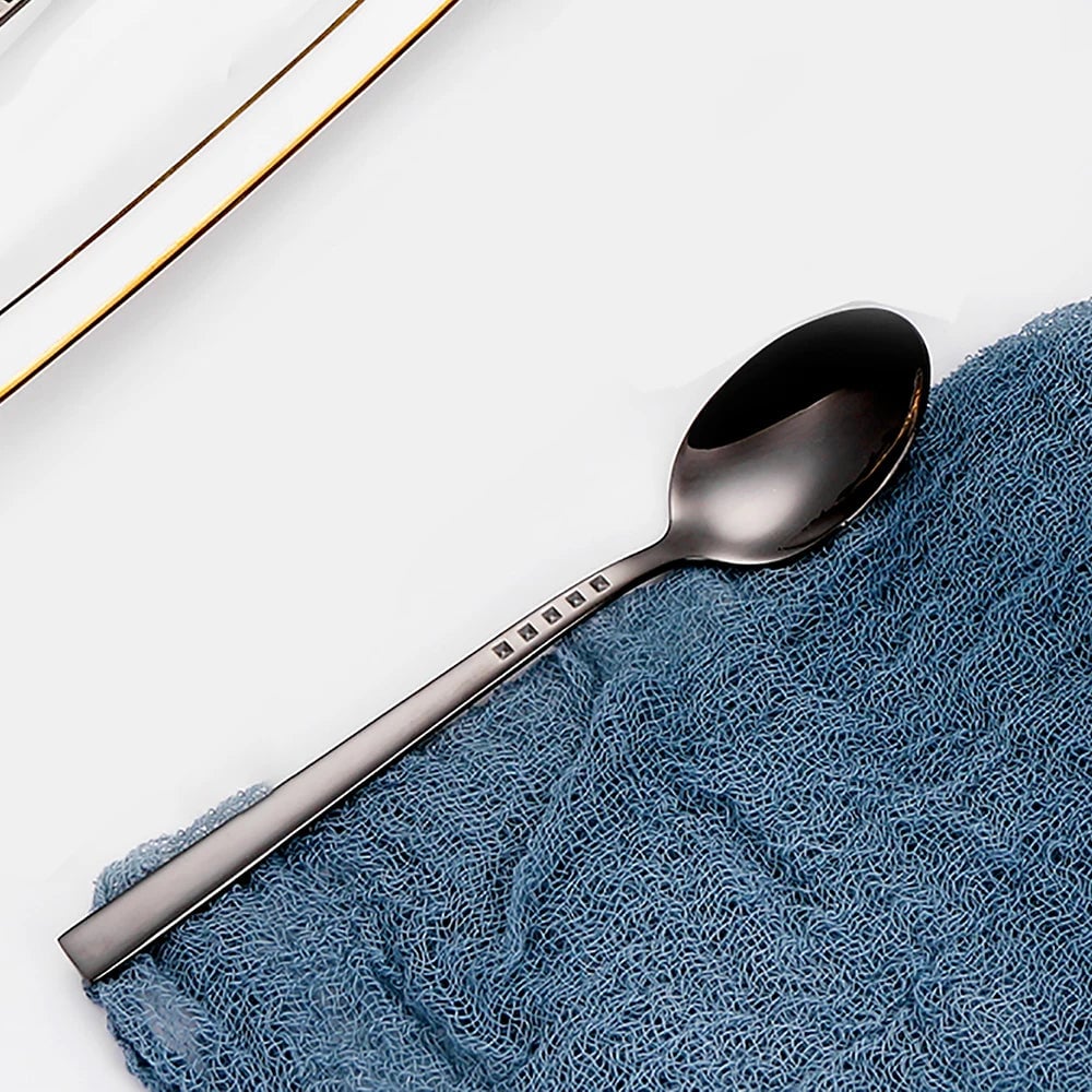 304 Stainless Steel Coffee Spoon Set - 3/4/6/12Pcs Stirring Teaspoons