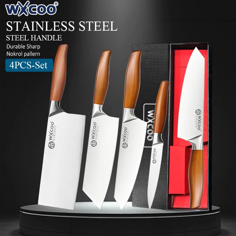 Stainless Steel Kitchen Utility Knife - Durable Fruit Cutting Tool