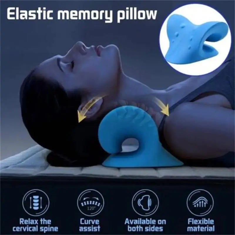 Cervical Traction Device - Neck Shoulder Relaxer Chiropractic Pillow