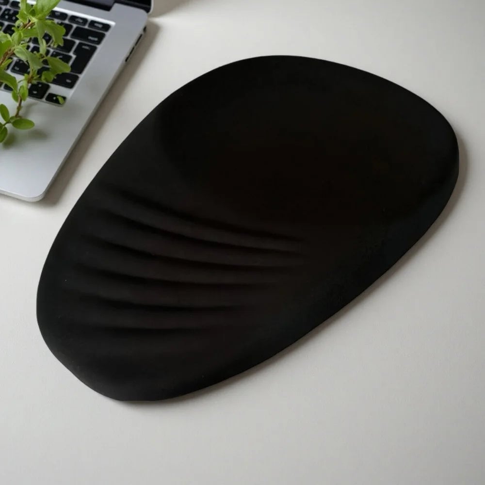 Ergonomic Memory Foam Wrist Rest Mouse Pad - Non-Slip Computer Support