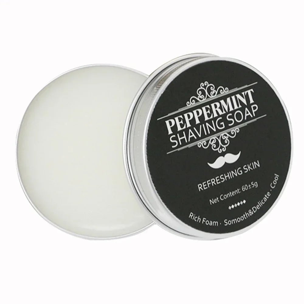 Organic Handmade Shaving Soap Bar - Smooth Texture Face Cleanser