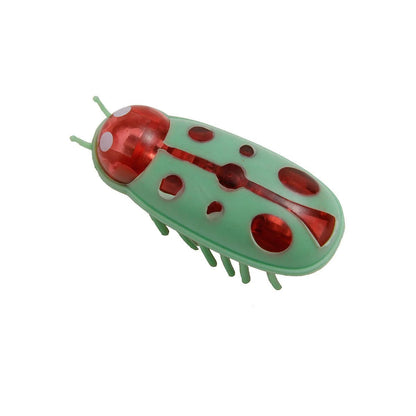 Mini Electric Walking Ladybird Cat Toy - Interactive Bug Pet Toy