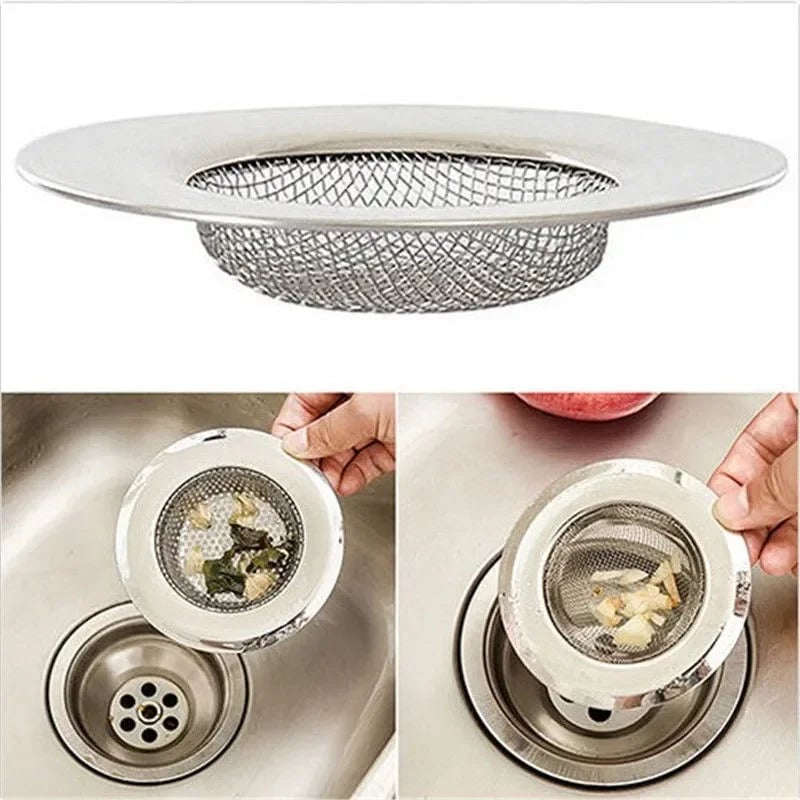 Stainless Steel Hair Catcher Drain Filter - Bathtub Shower Sink