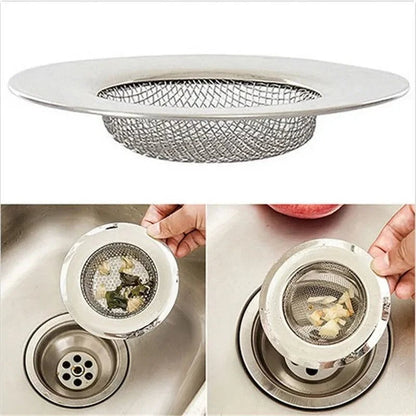 Stainless Steel Hair Catcher Drain Filter - Bathtub Shower Sink
