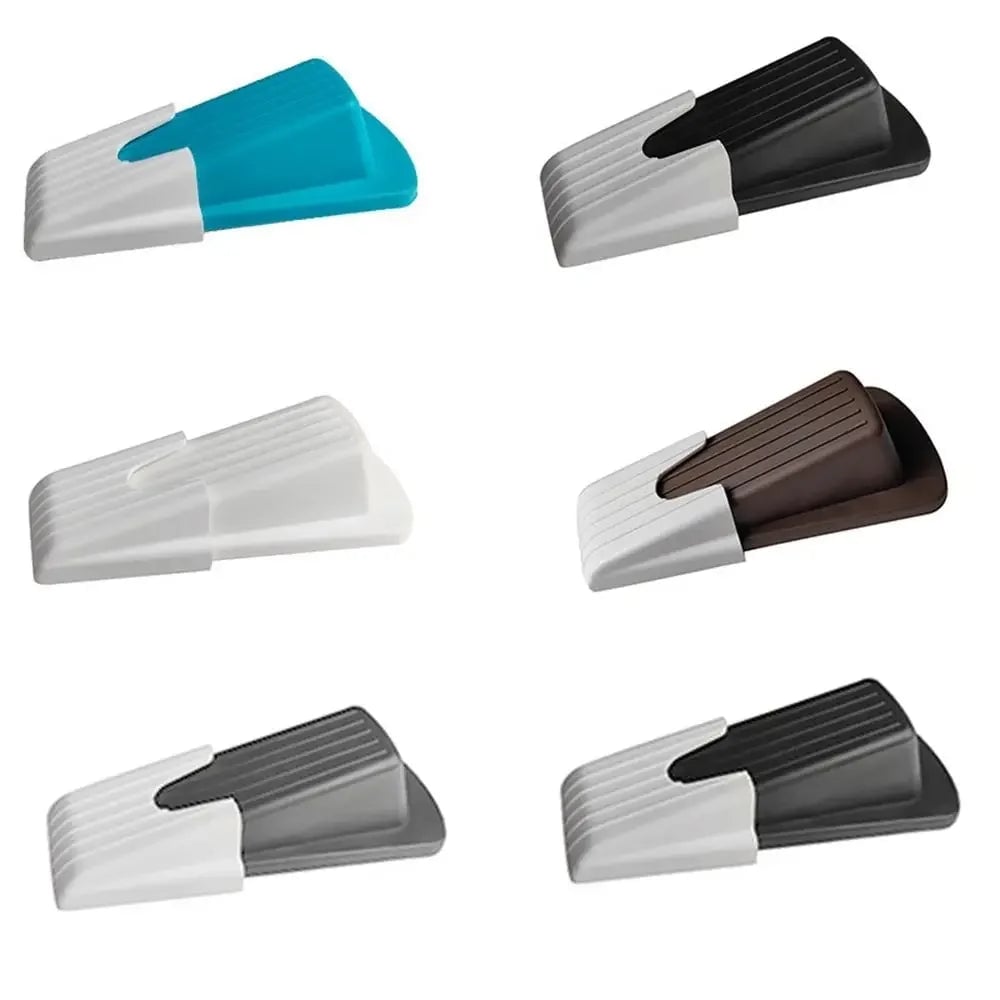 Safety Silicone Door Stopper - Anti-Collision Block Wedge