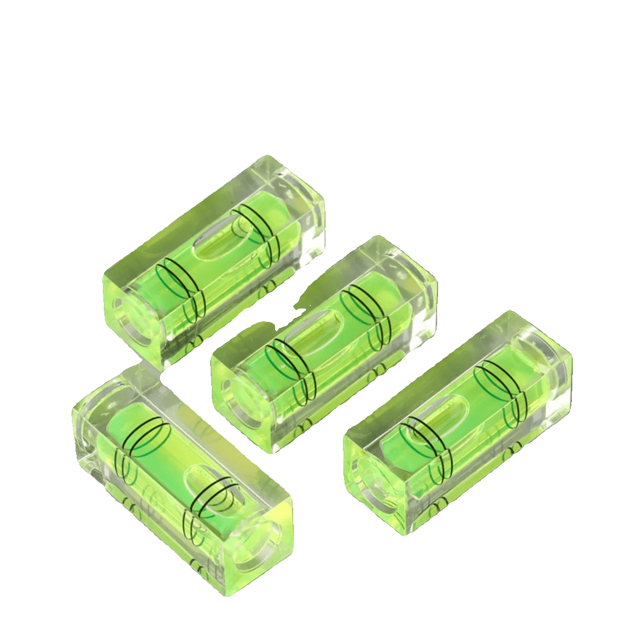 Large Square Dual Line Bubble Level - Precision Mini Spirit Level Tool