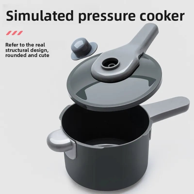 Interactive Musical Kitchen Toy Set with Cutting Tools for Kids Play