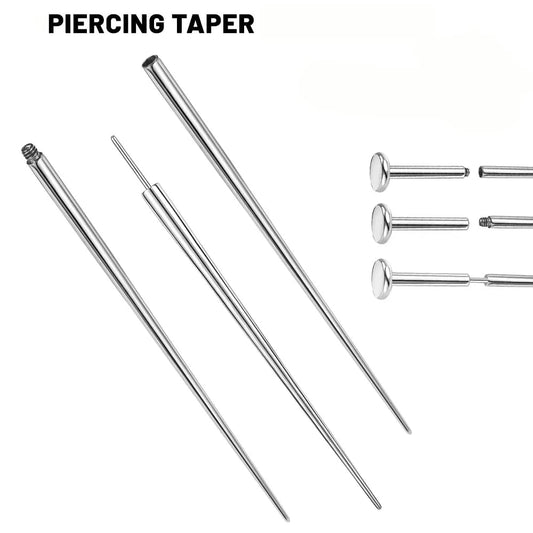 Surgical Steel Insertion Taper 14G 16G 18G Thread Threadless Tool