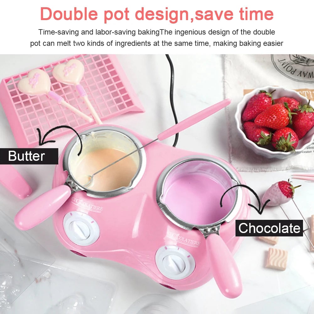 Electric Chocolate Melting Pot DIY Kit - Candy Wax Soap Making
