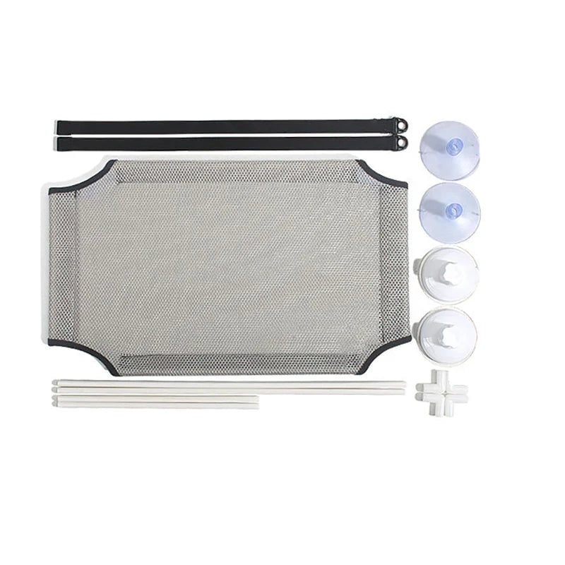 Cat Window Hammock Bed - Double-Decker Suction Cup Wall Mount