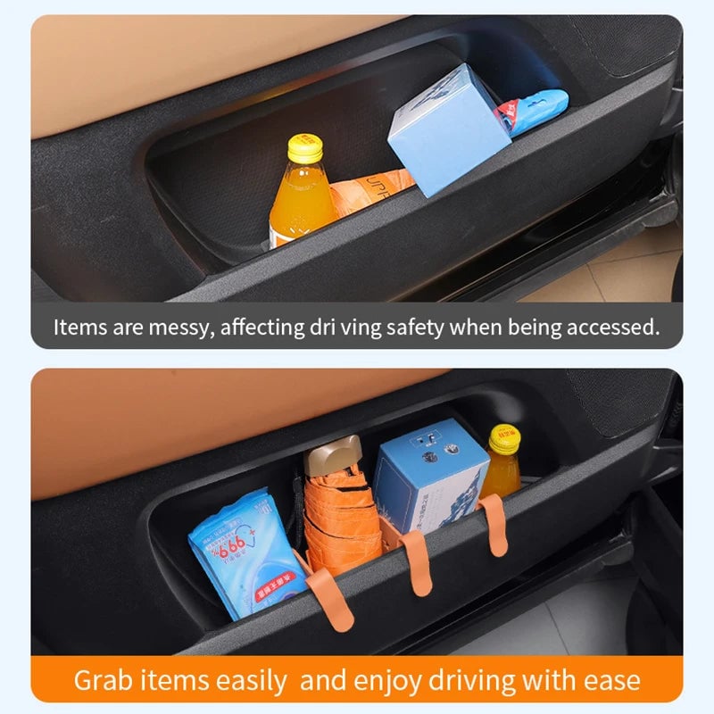 6Pcs Adjustable Car Door Organizer Dividers Universal Storage