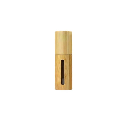 Bamboo Wood Roller Ball Bottles - Essential Oil Sample Vials 10ml