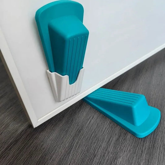 Safety Silicone Door Stopper - Anti-Collision Block Wedge