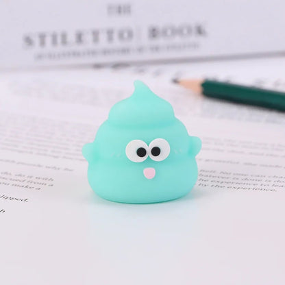 Mini Poop Emoji Pencil Sharpener - Cute Desktop School Supplies