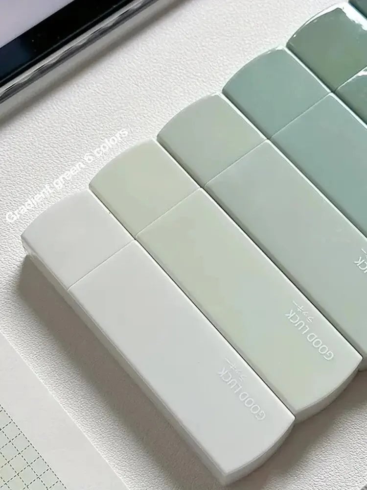 6-Pack Gradient Macaron Correction Tape Set - Portable Silent