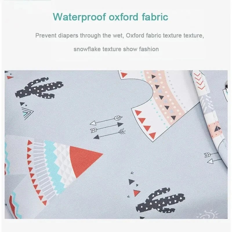 Waterproof Baby Diaper Bag Wet Dry Compartment Stroller Organizer