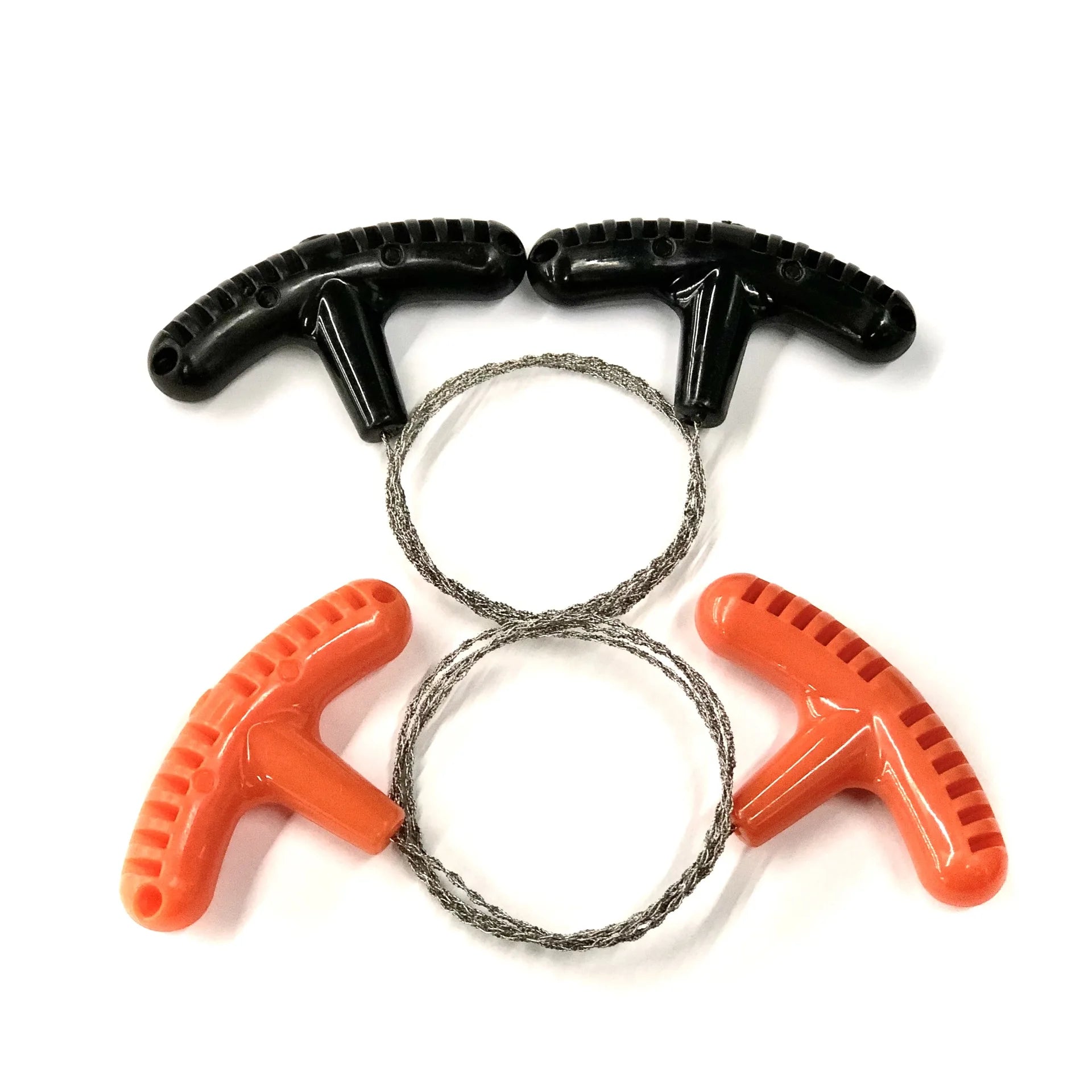 Portable Stainless Steel Wire Saw - Finger Handle Camping Tool