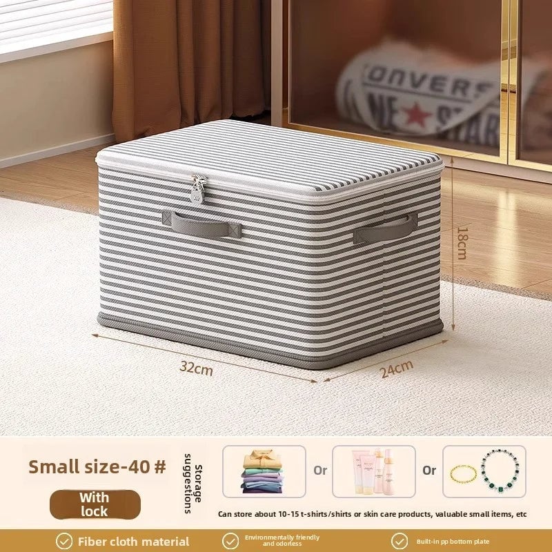 Lockable Foldable Storage Box - Password Protected Organizer